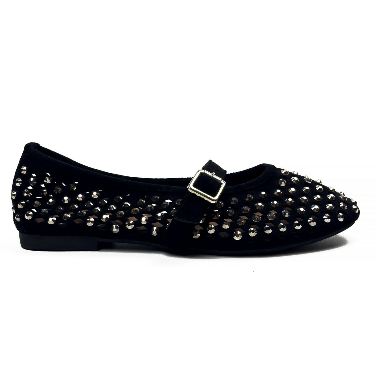 Ballerines Mary Jane Style Babies à Strass pour Femme