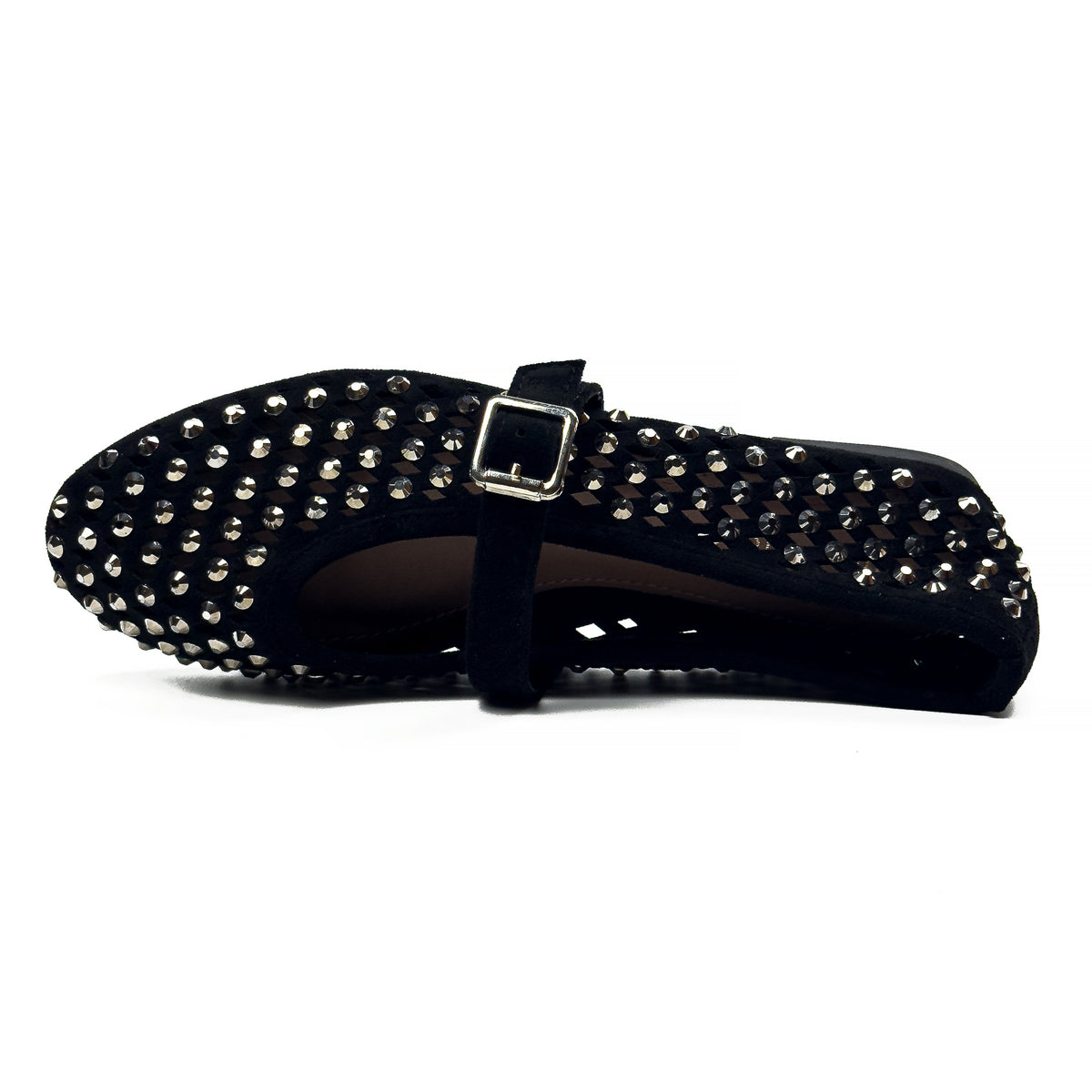 Ballerines Mary Jane Style Babies à Strass pour Femme