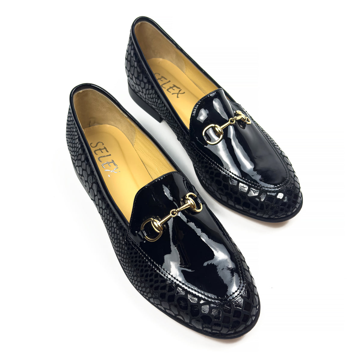 Mocassins à Mors en Vrai Cuir pour Femme