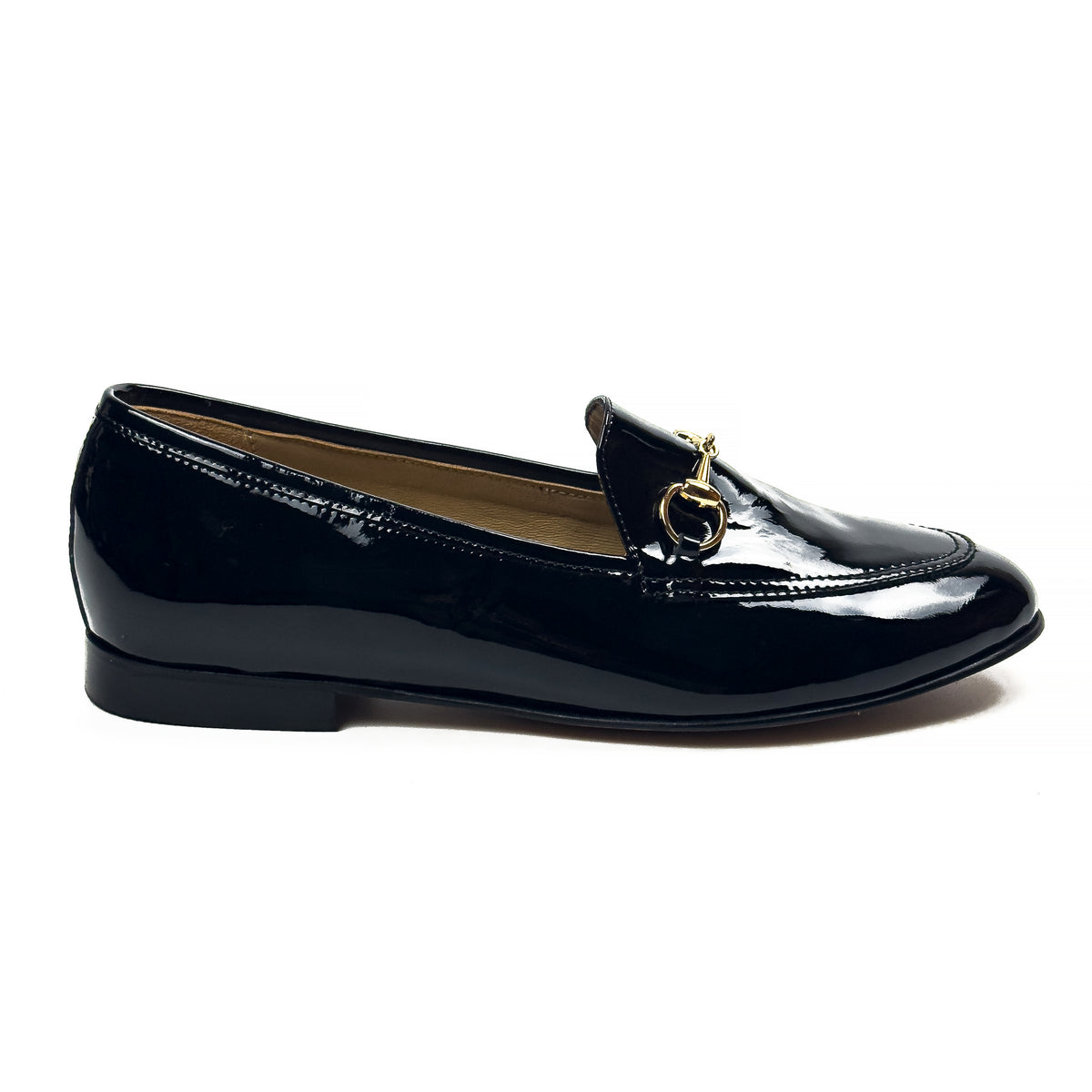 Mocassins Classiques pour Femme en Vrai Cuir Verni