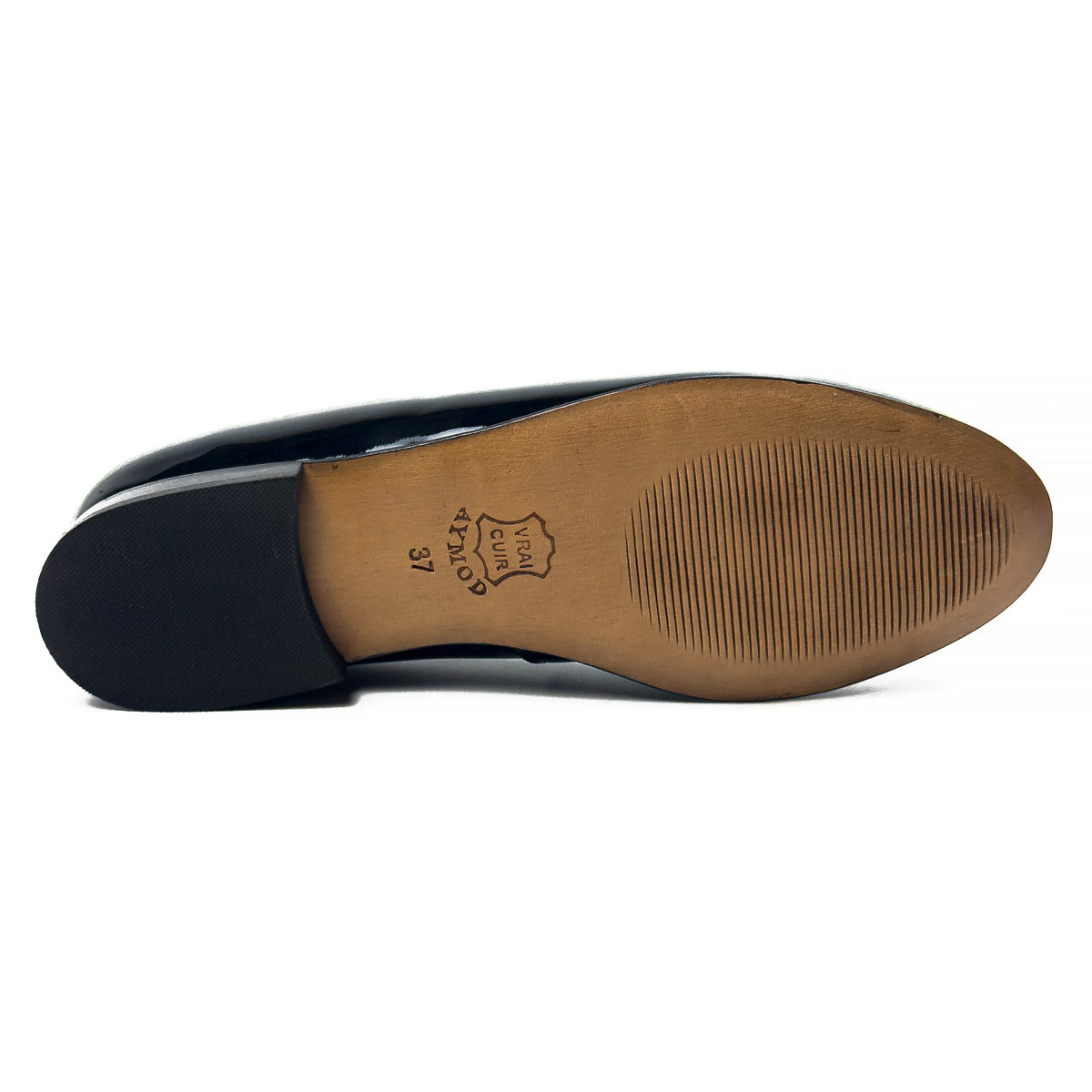 Mocassins Classiques pour Femme en Vrai Cuir Verni