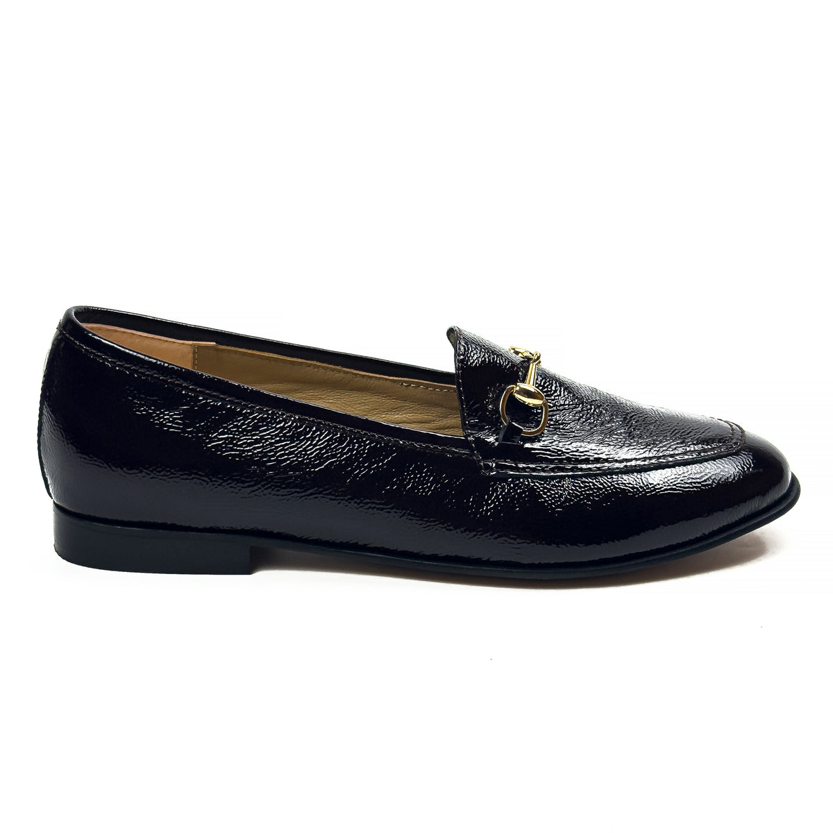 Mocassins Classiques pour Femme en Vrai Cuir Verni
