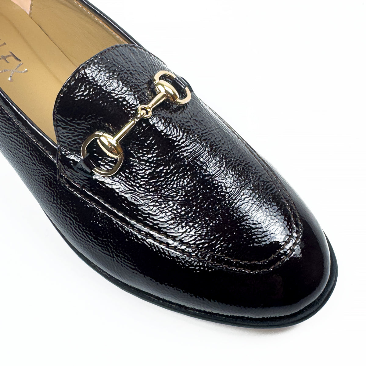 Mocassins Classiques pour Femme en Vrai Cuir Verni