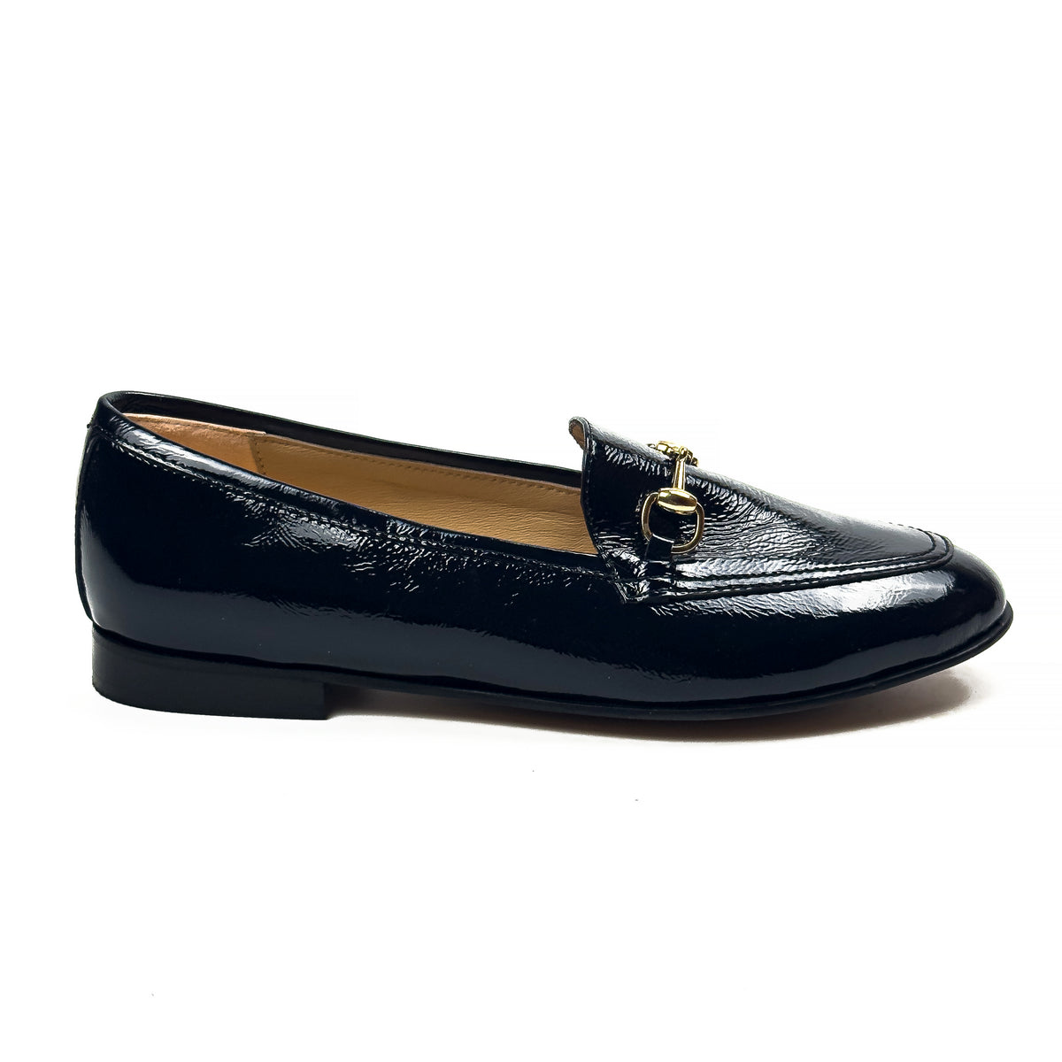Mocassins Classiques pour Femme en Vrai Cuir Verni