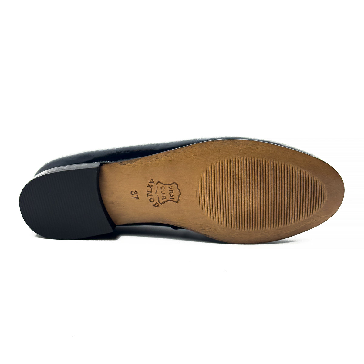 Mocassins Classiques pour Femme en Vrai Cuir Verni
