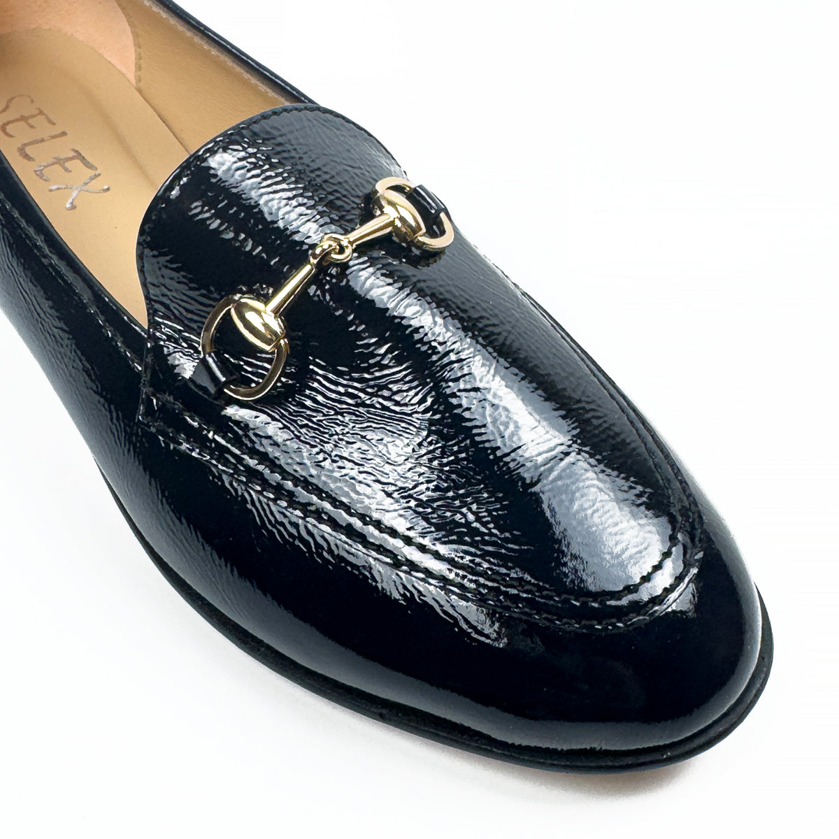 Mocassins Classiques pour Femme en Vrai Cuir Verni