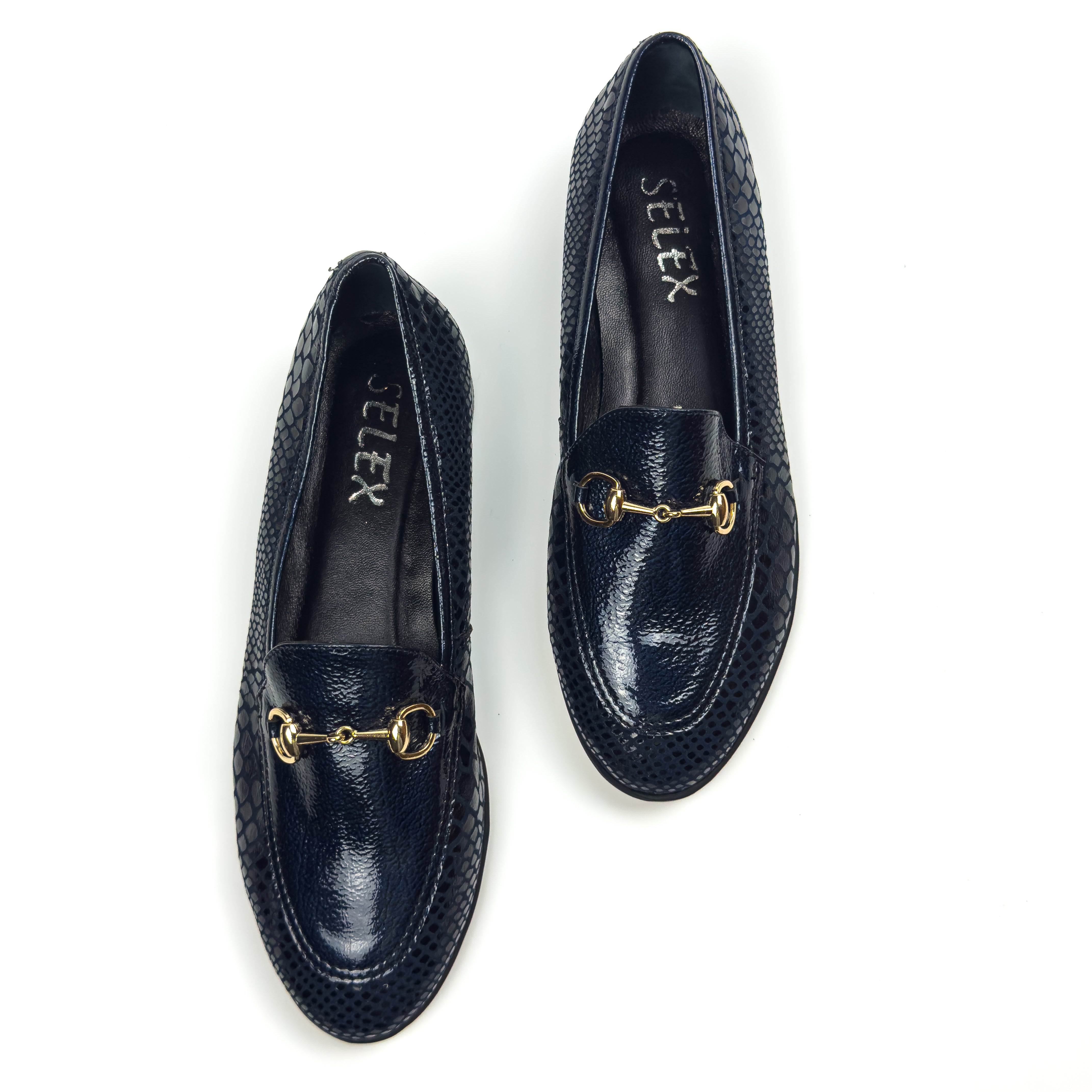 Mocassins à Mors en Vrai Cuir pour Femme