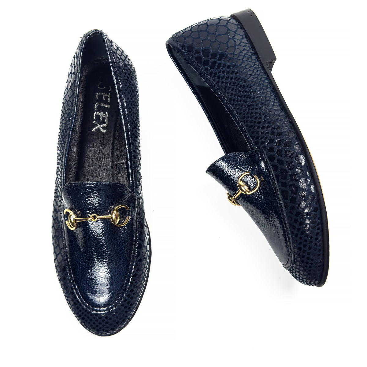 Mocassins à Mors en Vrai Cuir pour Femme