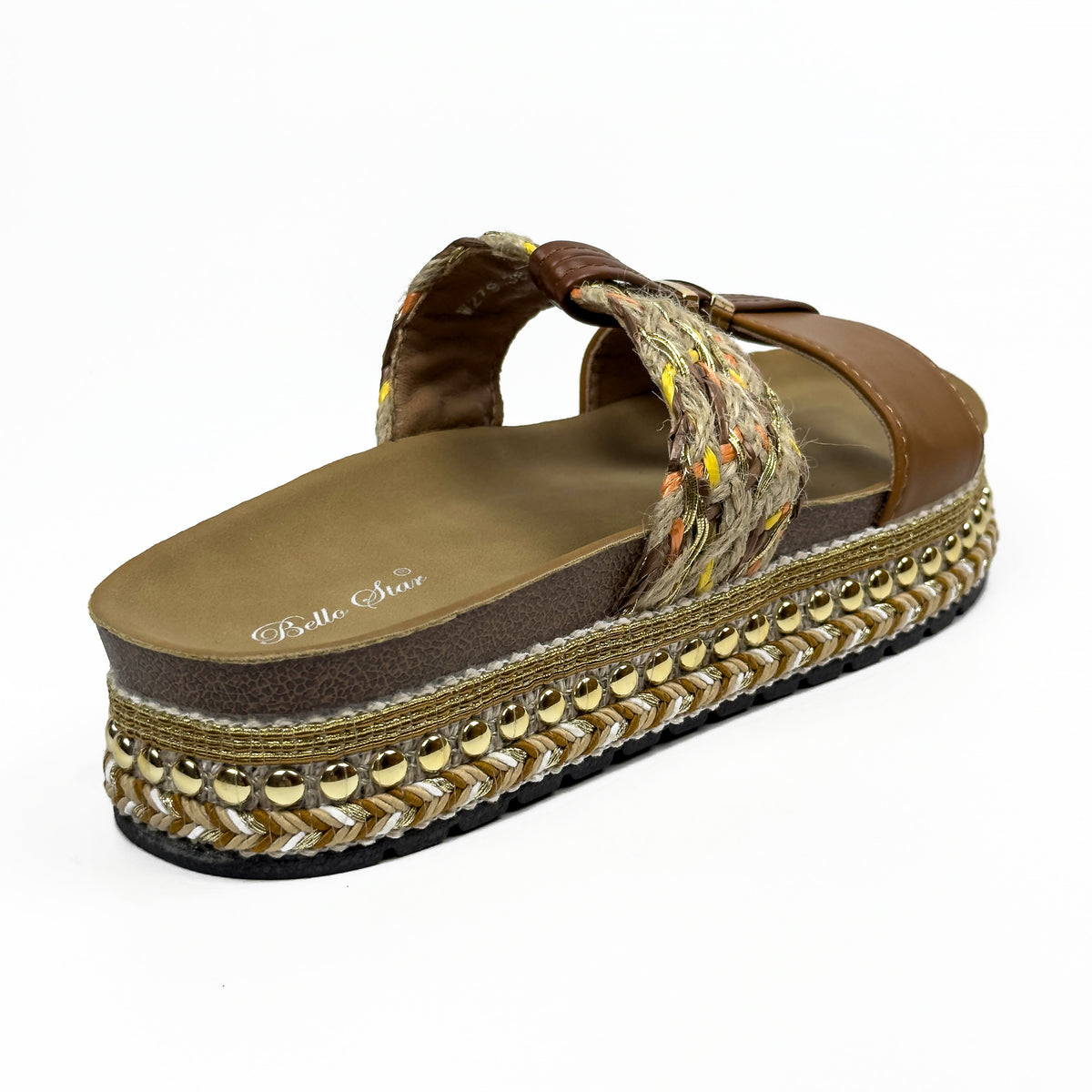 Sandales Mules à Plateforme Style Bohème Chic