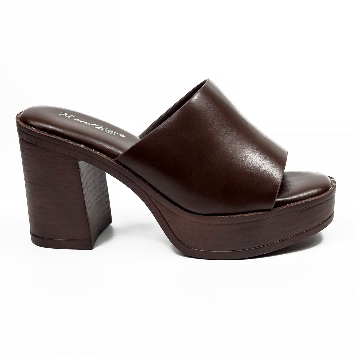 Sandales Mules à Talon Haut et Plateforme
