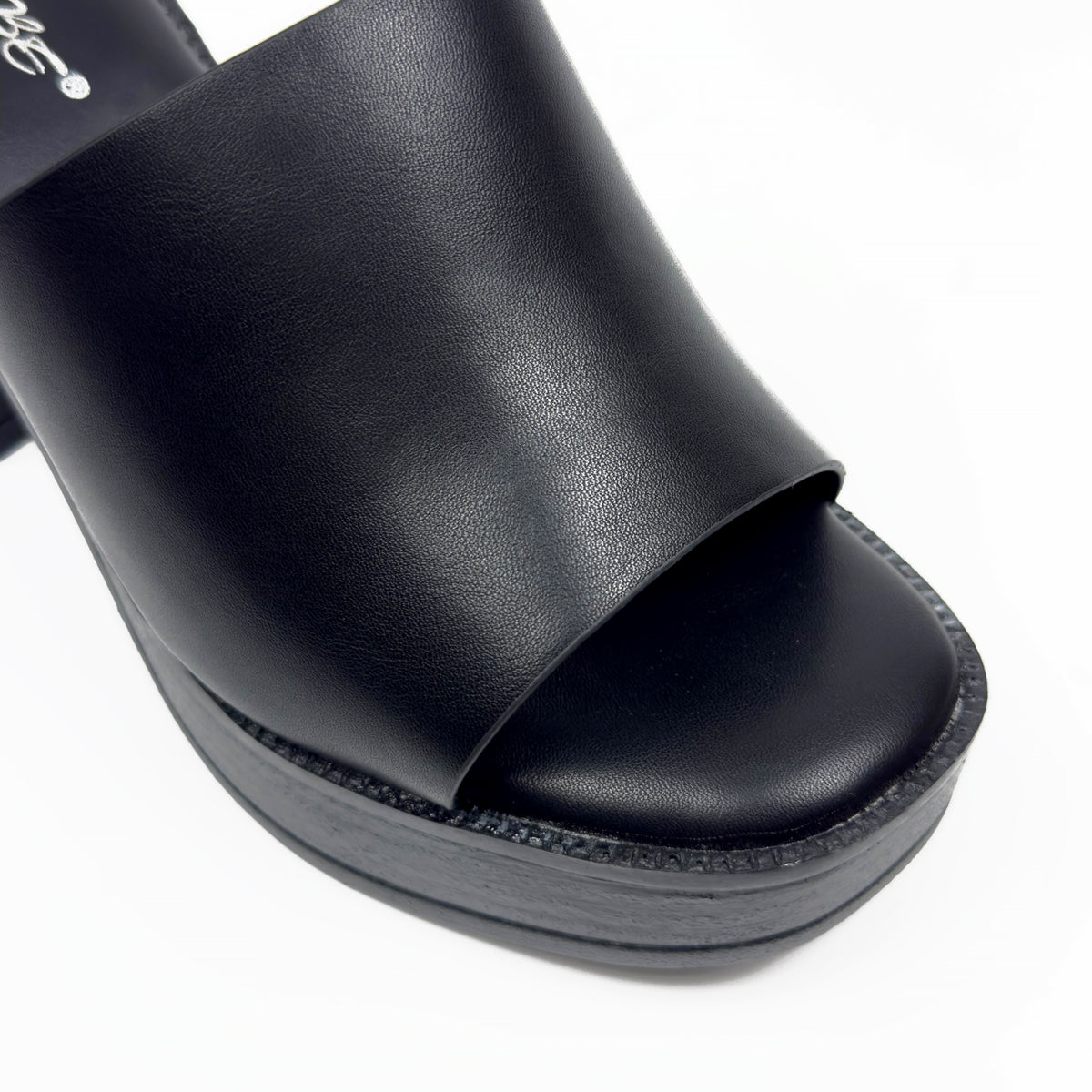 Sandales Mules à Talon Haut et Plateforme