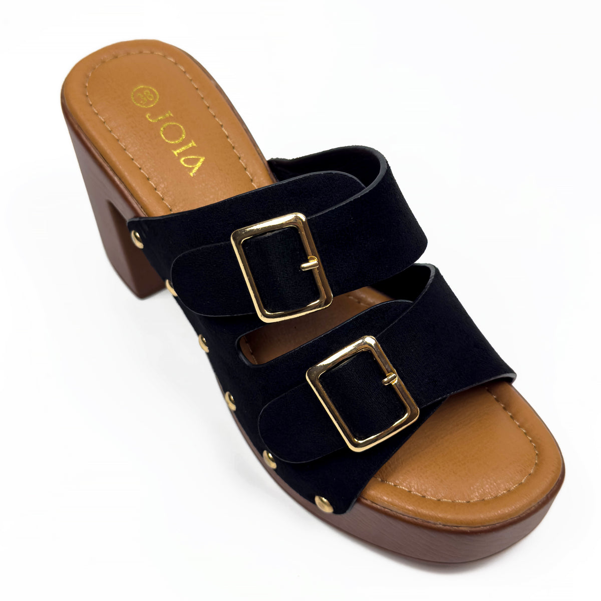 Sandales à Talon Style Sabot Vintage