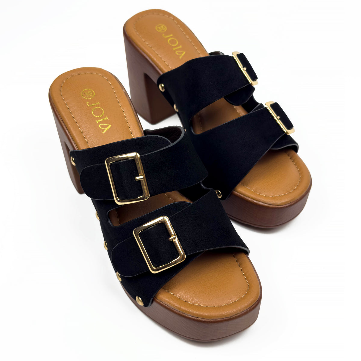 Sandales à Talon Style Sabot Vintage