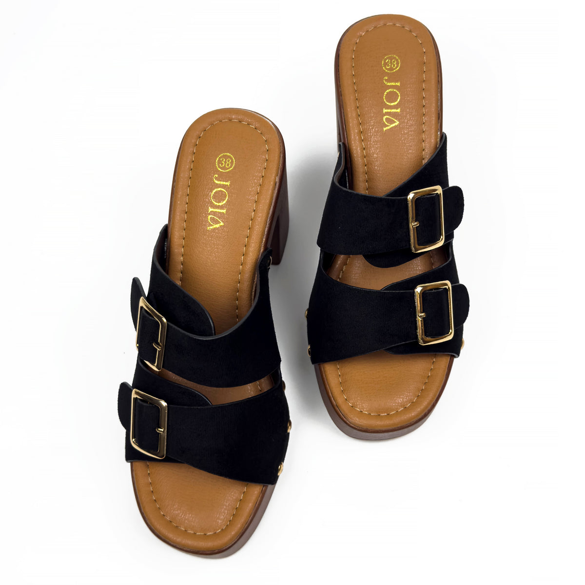 Sandales à Talon Style Sabot Vintage