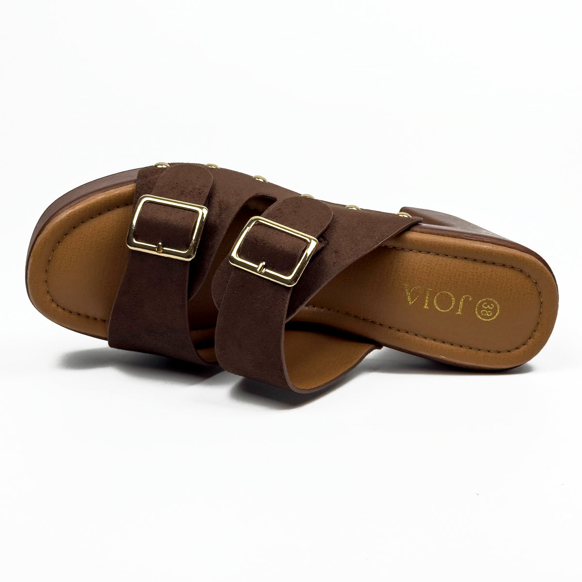 Sandales à Talon Style Sabot Vintage