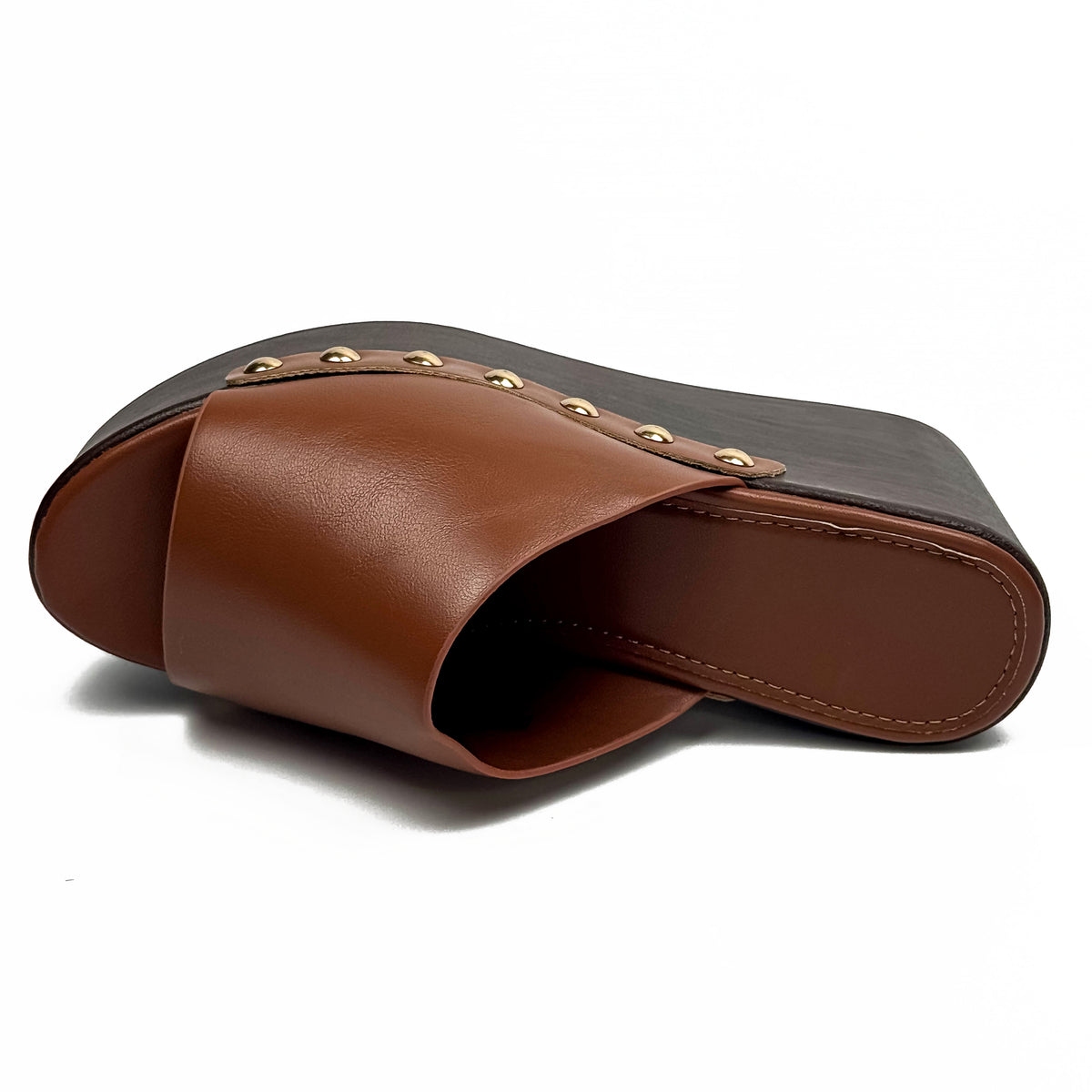 Mules Compensées Style Sabot