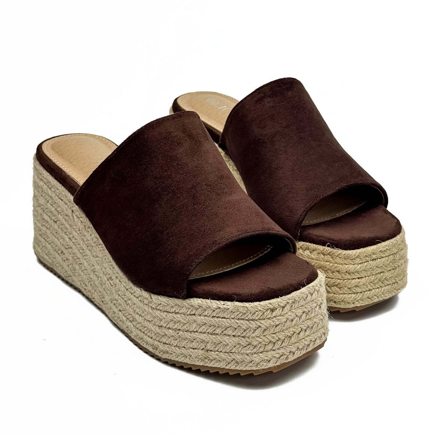 Sandales Compensées Style Espadrille