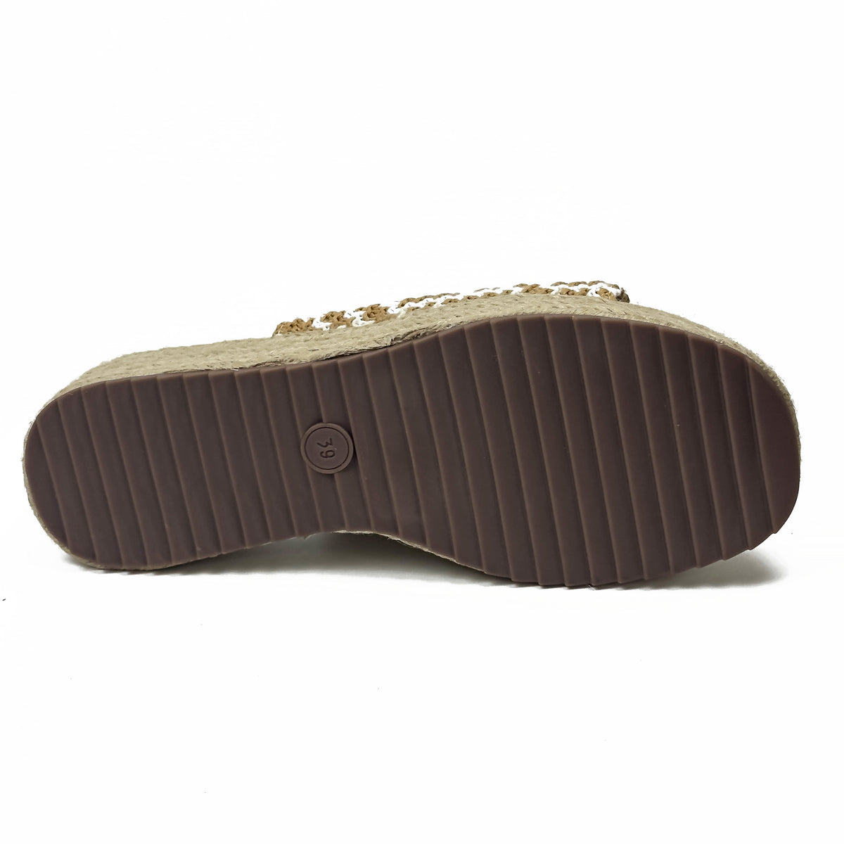 Sandales Compensées Style Espadrille