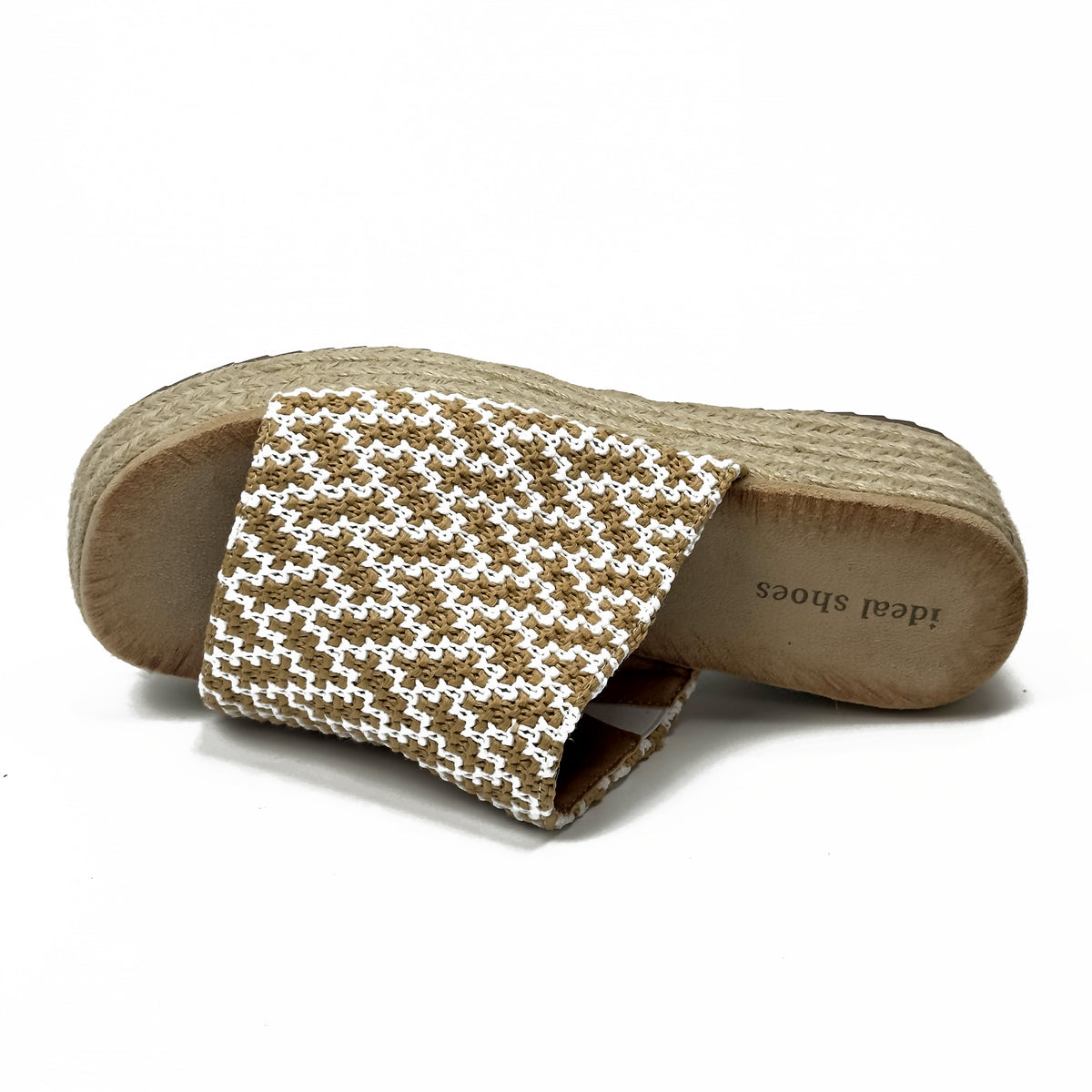 Sandales Compensées Style Espadrille