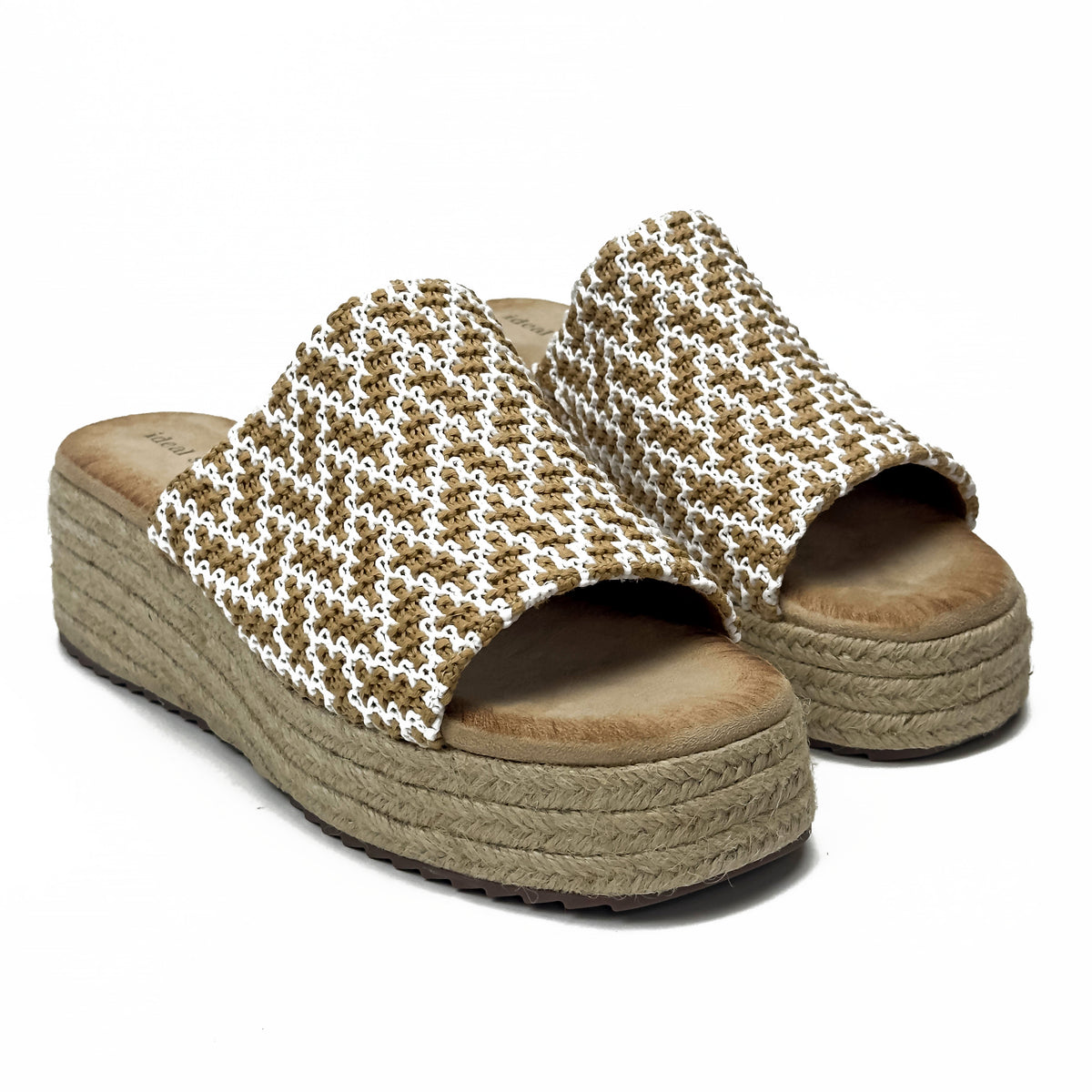 Sandales Compensées Style Espadrille