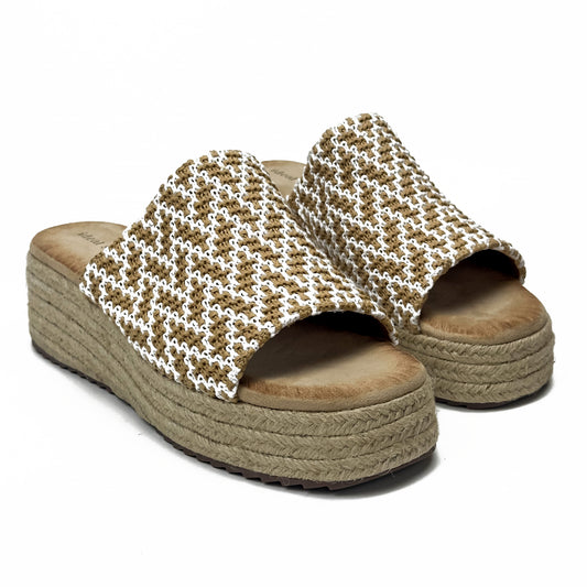 Sandales Compensées Style Espadrille