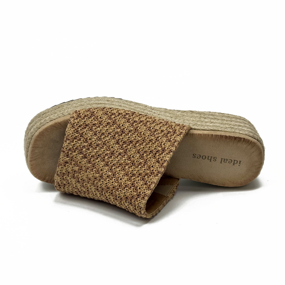 Sandales Compensées Style Espadrille