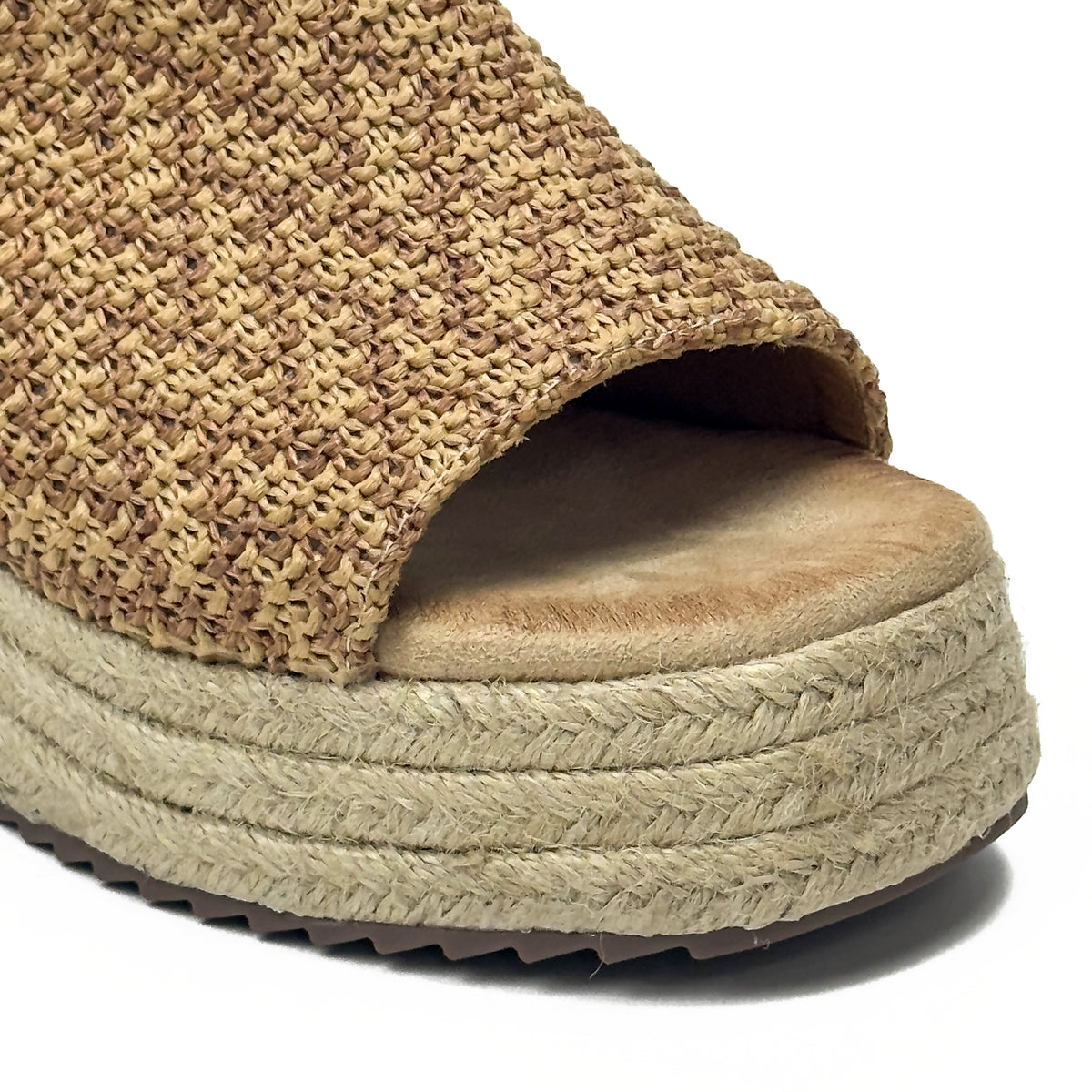 Sandales Compensées Style Espadrille