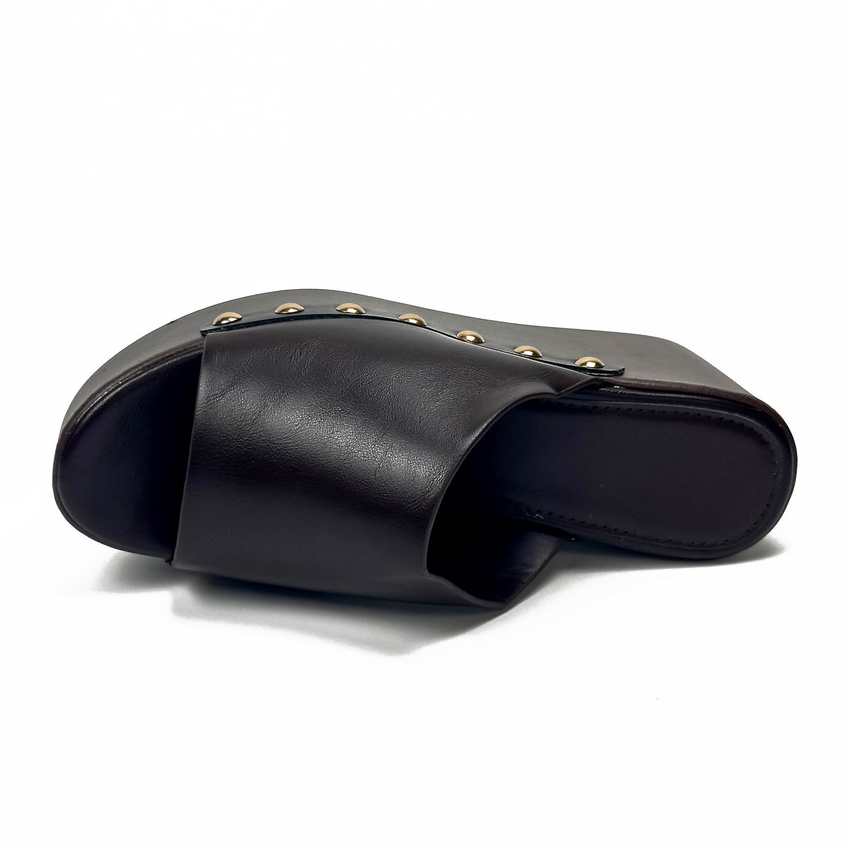 Mules Compensées Style Sabot
