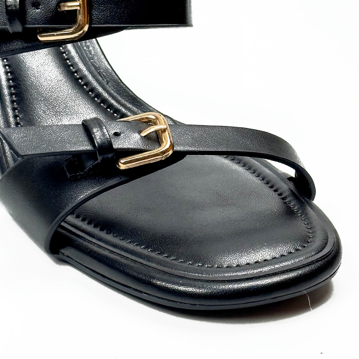 Sandales à Talon Carré