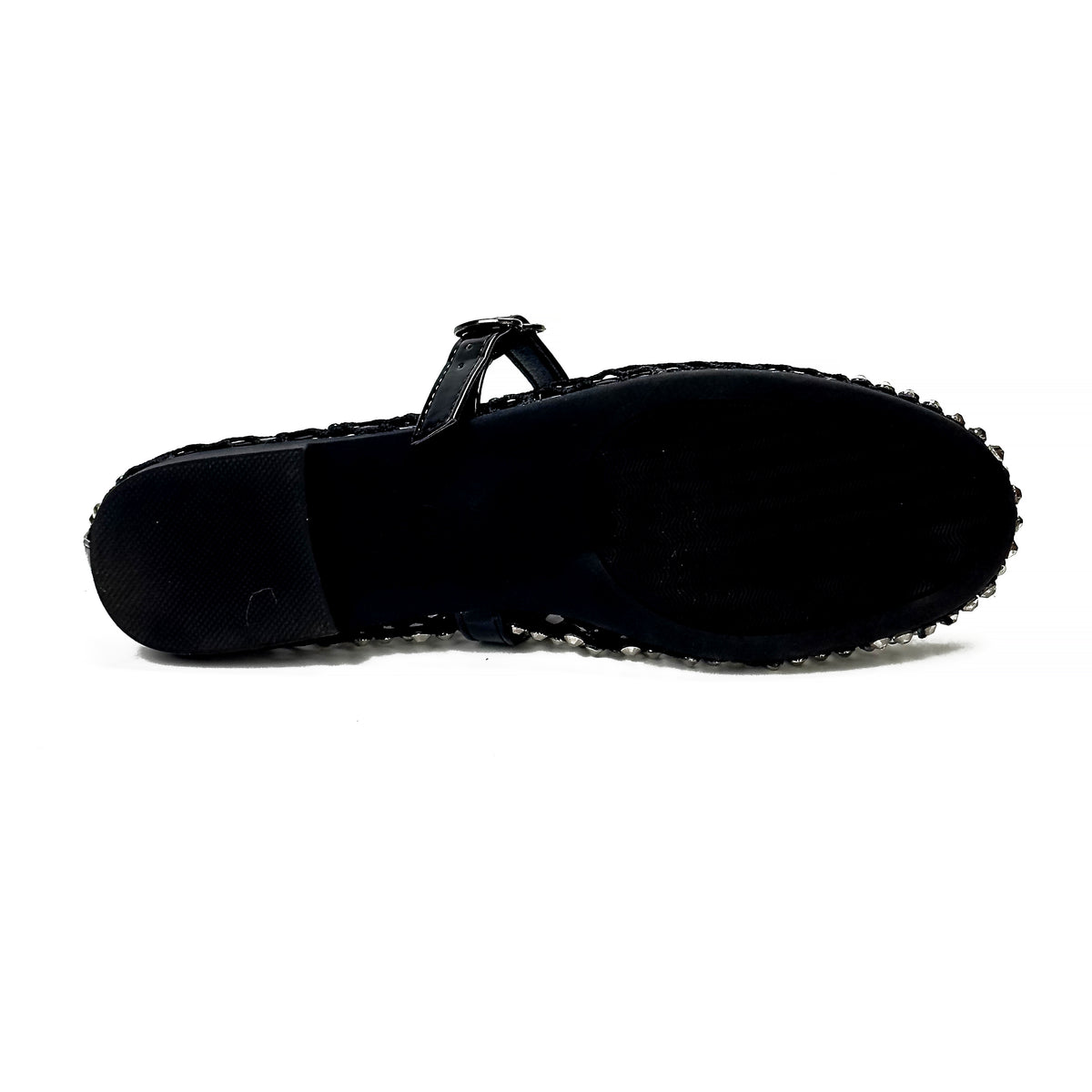 Ballerines Mary Jane à Strass