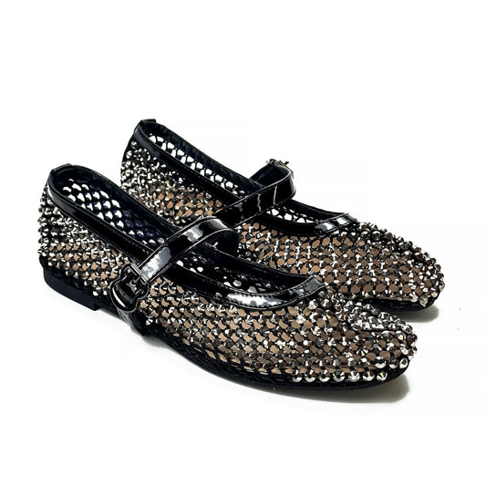 Ballerines Mary Jane à Strass