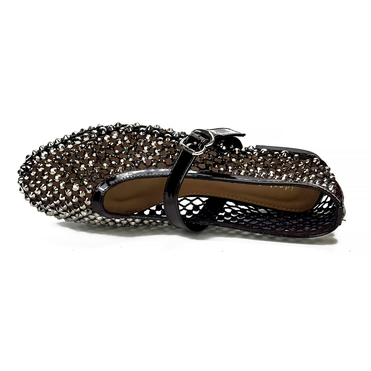 Ballerines Mary Jane à Strass