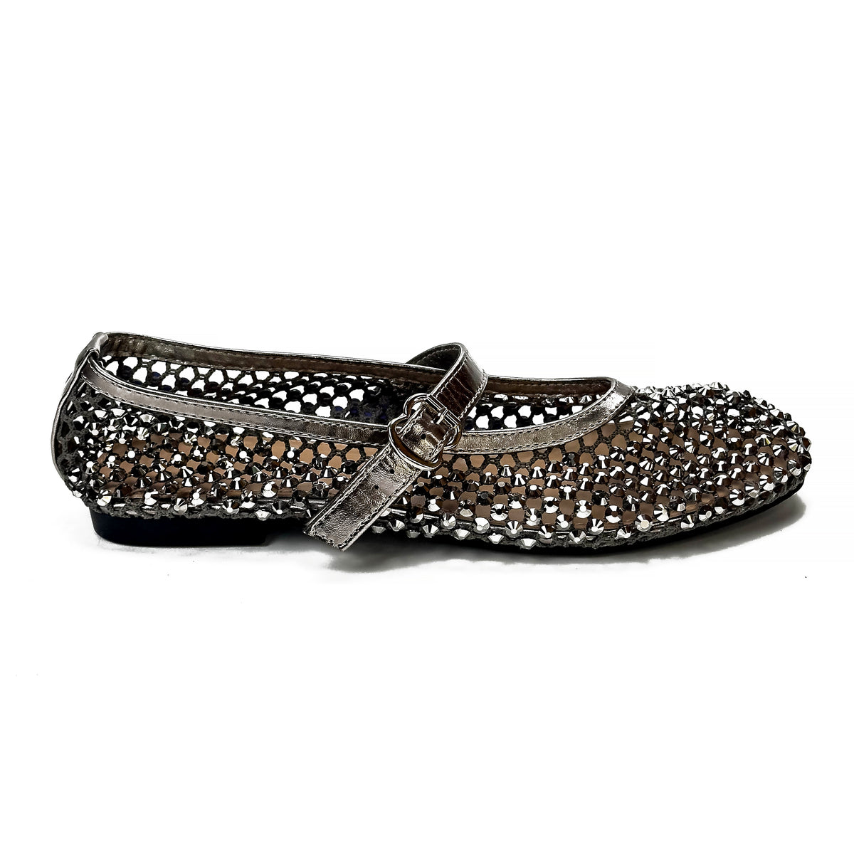 Ballerines Mary Jane à Strass