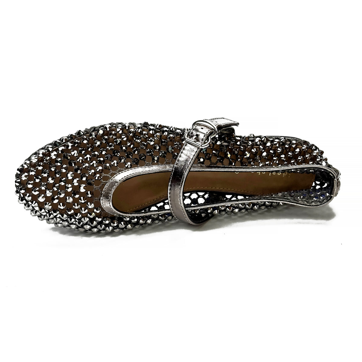 Ballerines Mary Jane à Strass