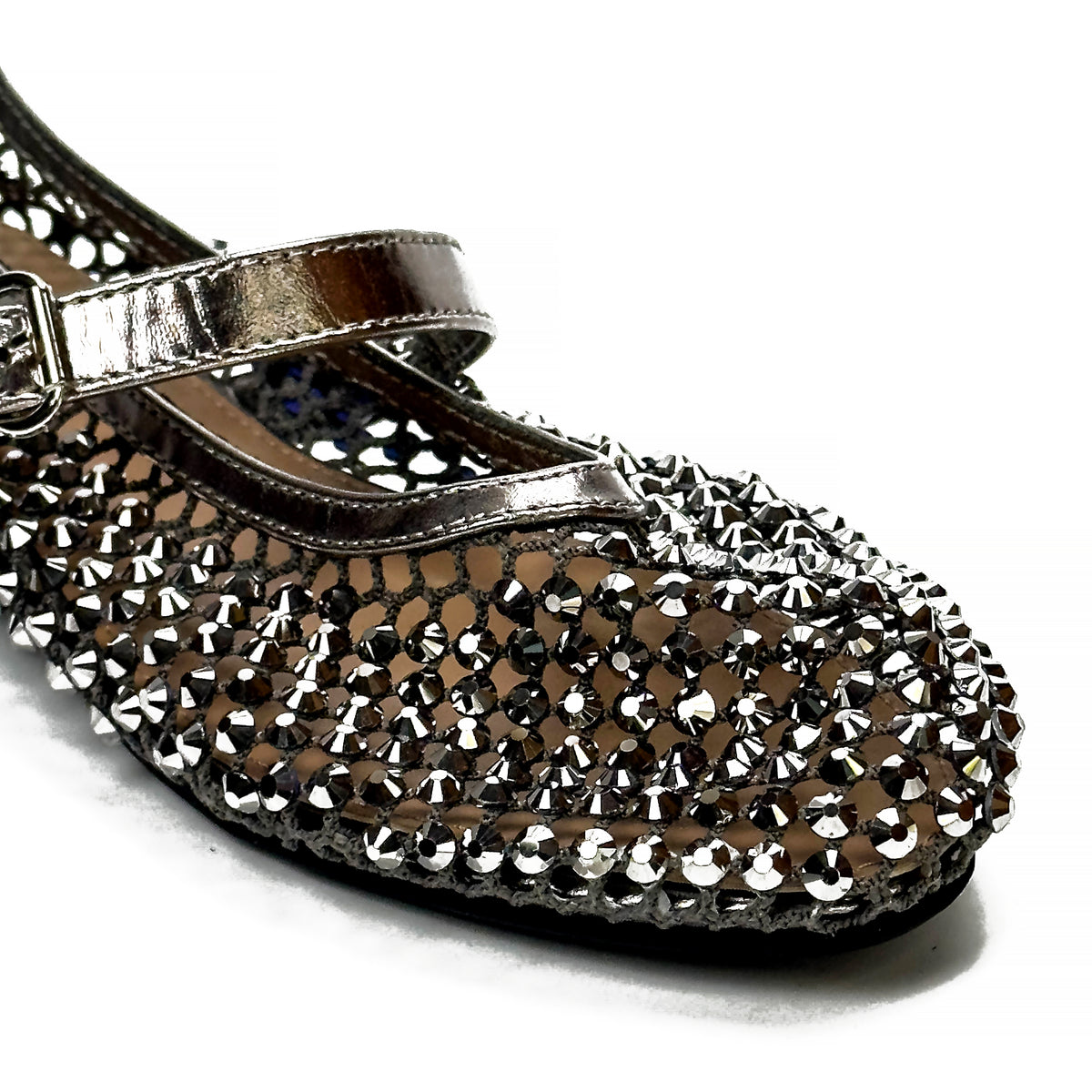 Ballerines Mary Jane à Strass
