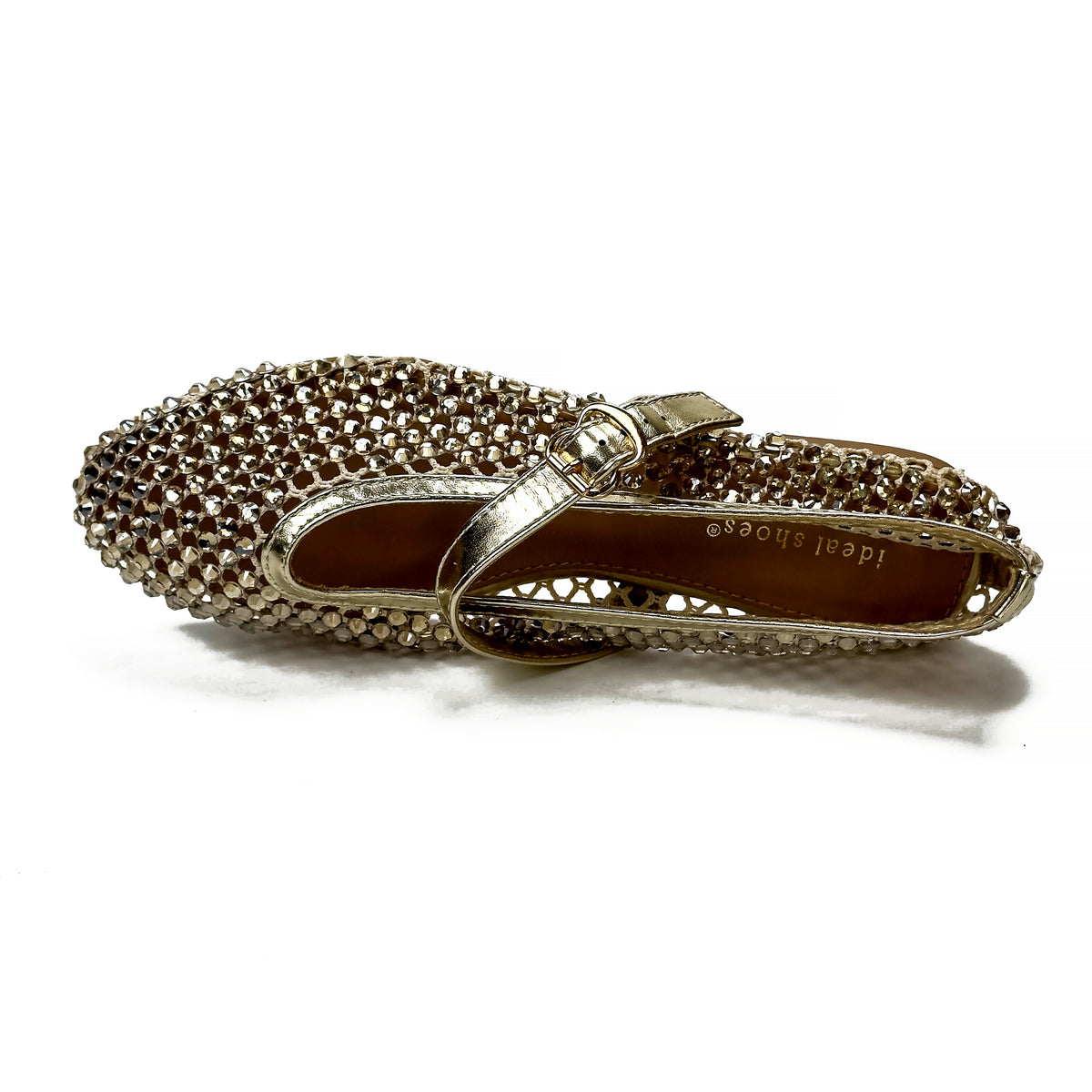 Ballerines Mary Jane à Strass
