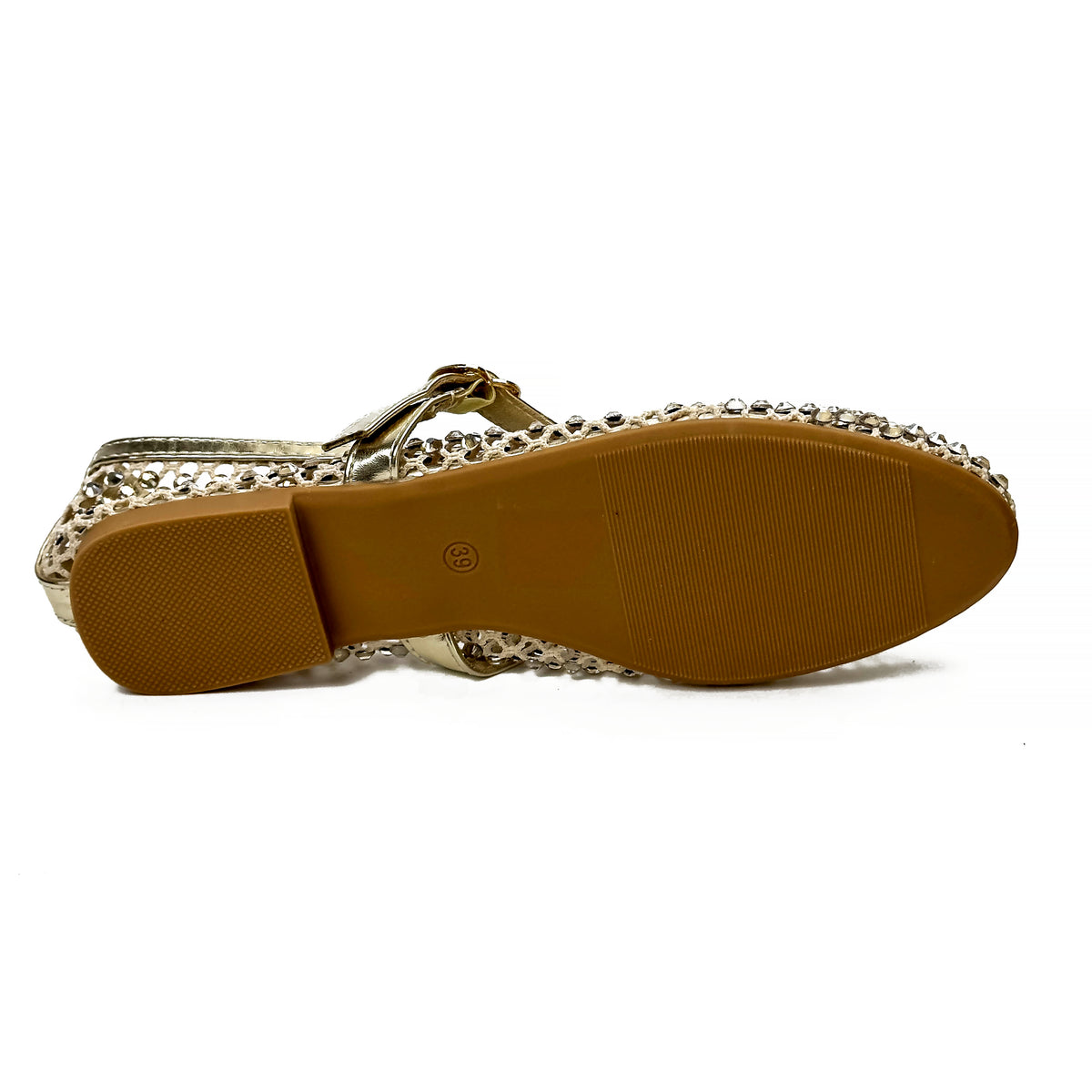 Ballerines Mary Jane à Strass
