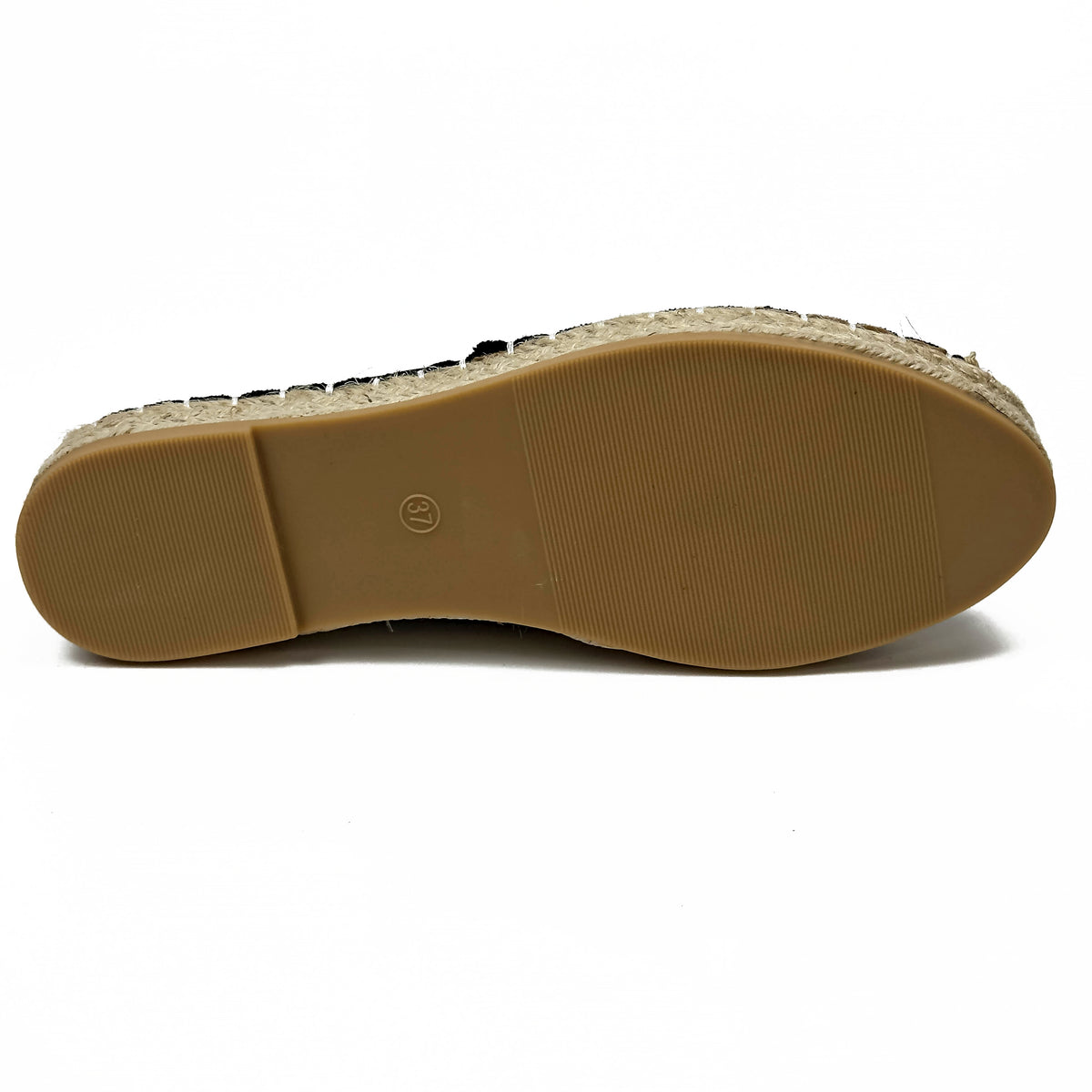 Espadrilles Plates Femmes en Suédine & Jute Tressé