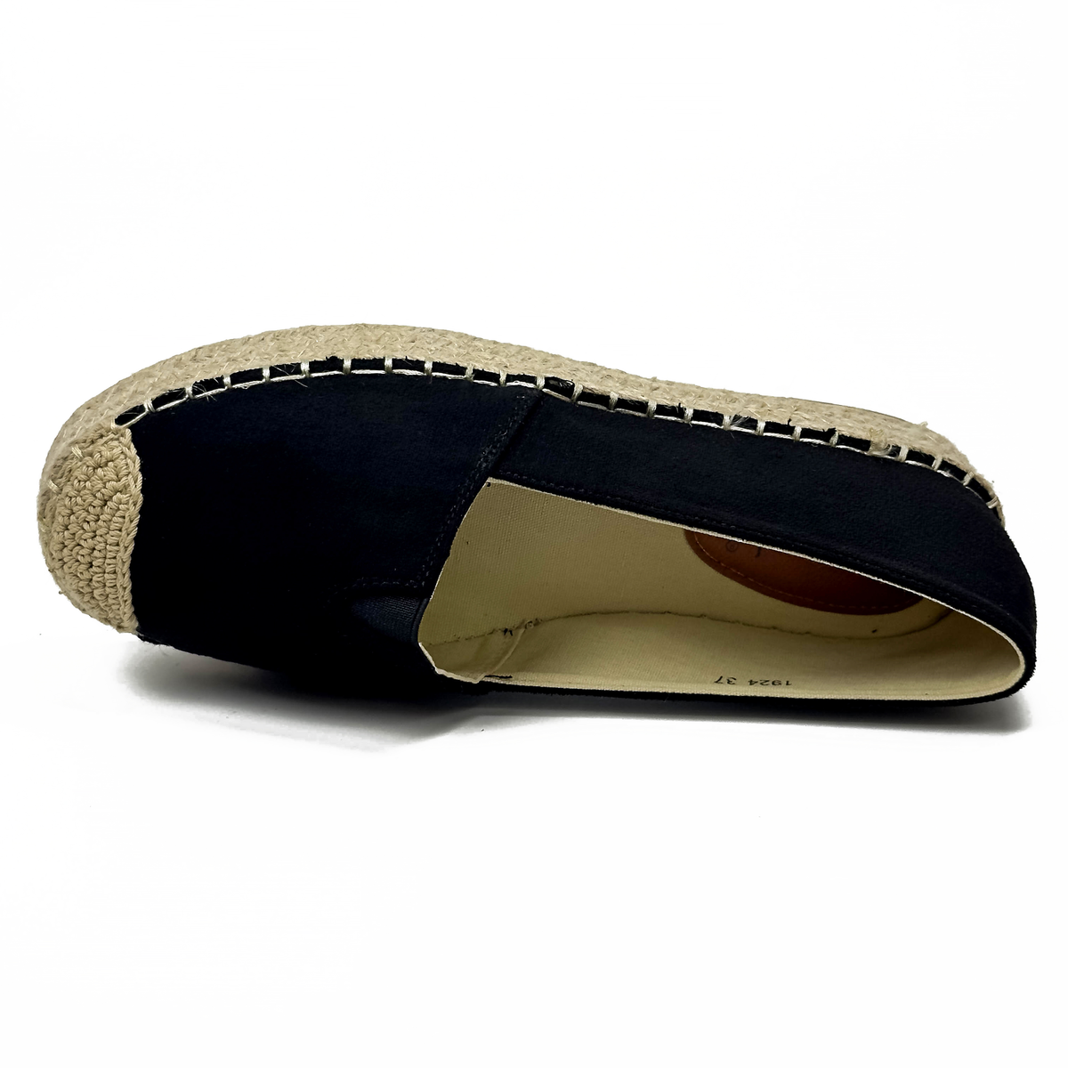 Espadrilles Compensées Plates en Suédine