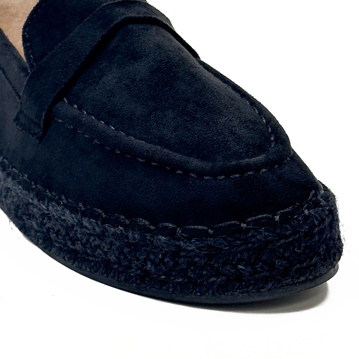 Espadrilles Mocassins en Suédine Noir