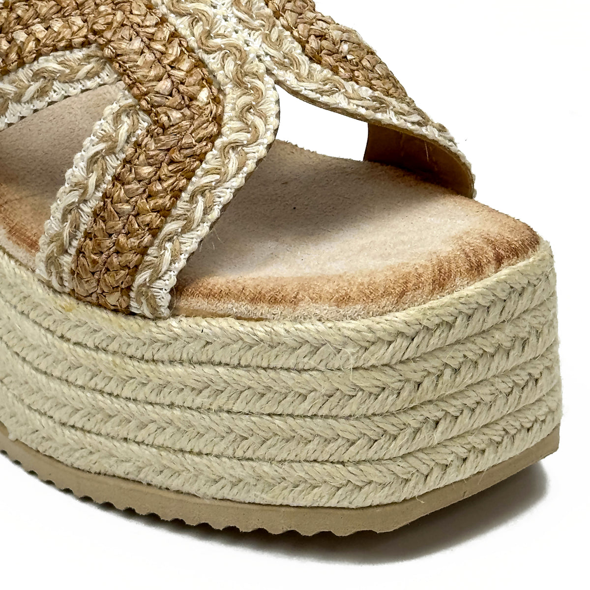 Sandales Compensées Mules Bohèmes