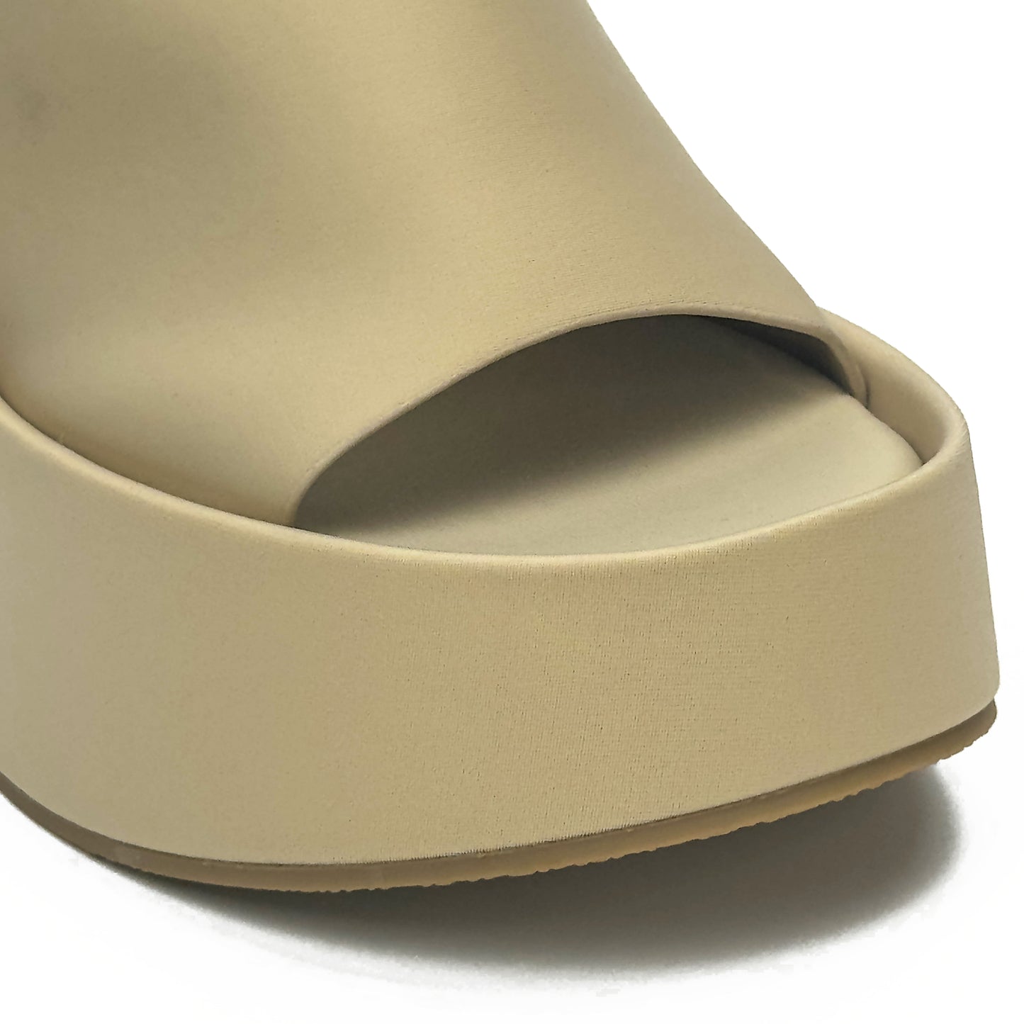 S Compensées à Semelle Plateforme Style Y2K en Faux Cuir Smooth