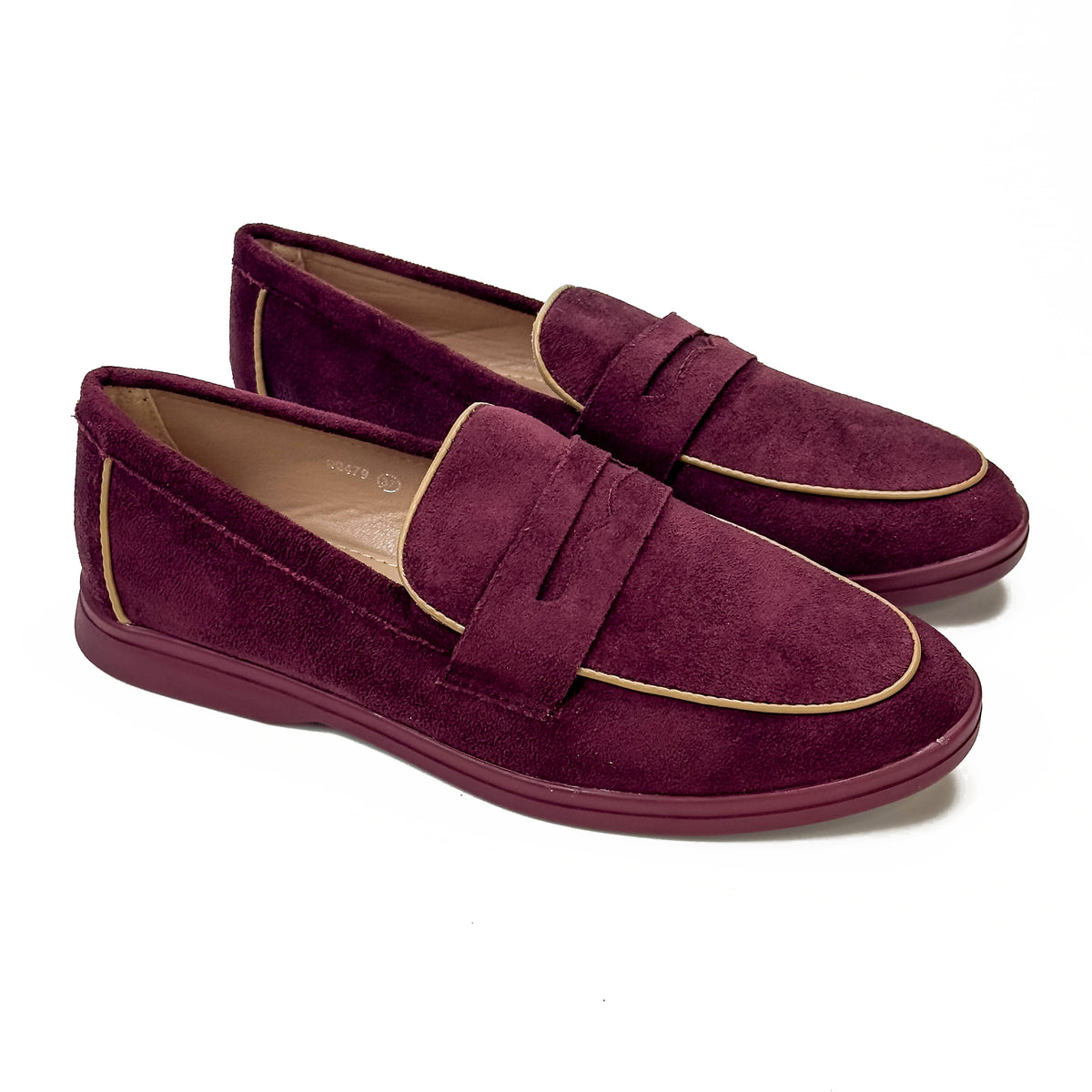 Mocassins Femme à Bride Aspect Daim