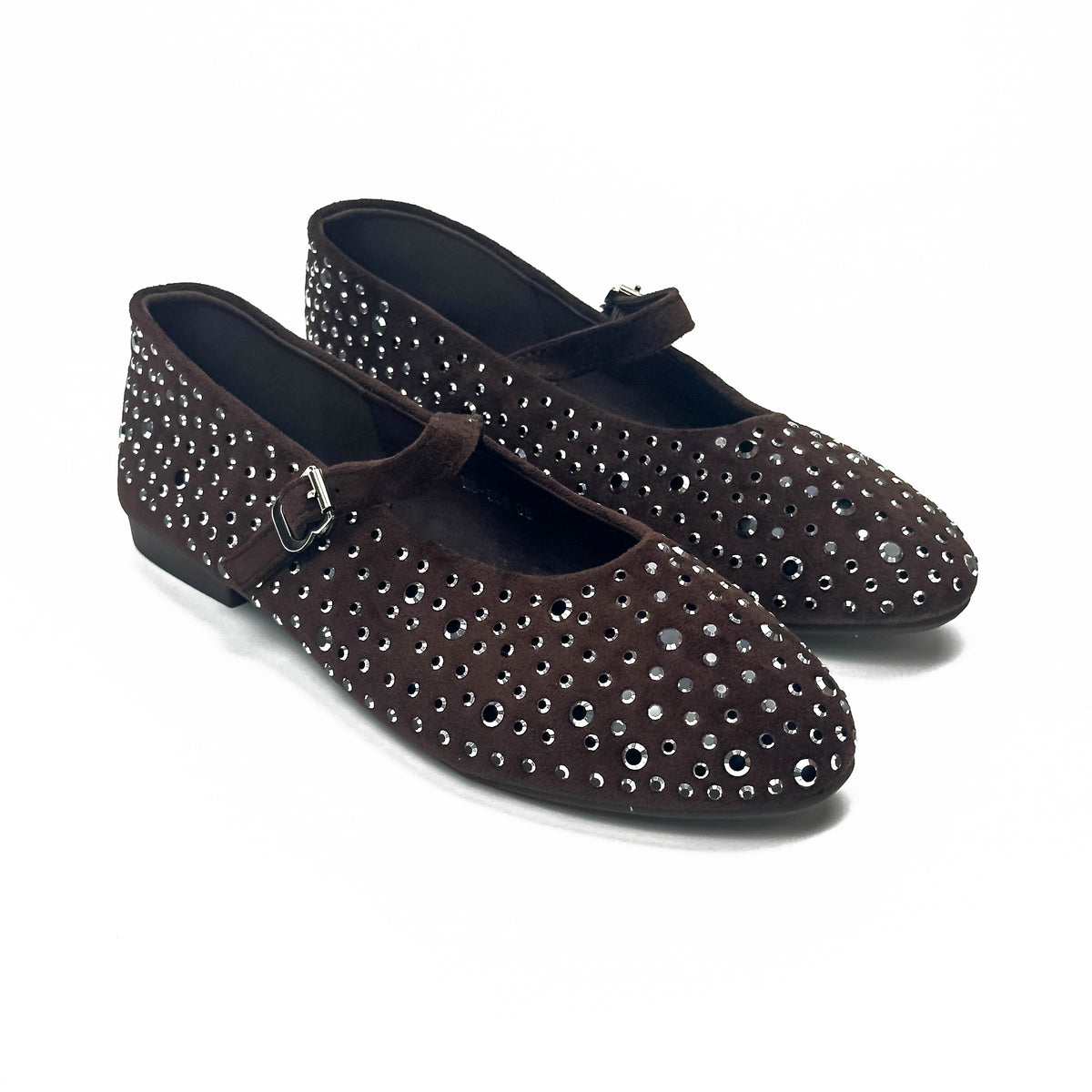 Ballerines Mary Jane femme à strass bordeaux – SELEX