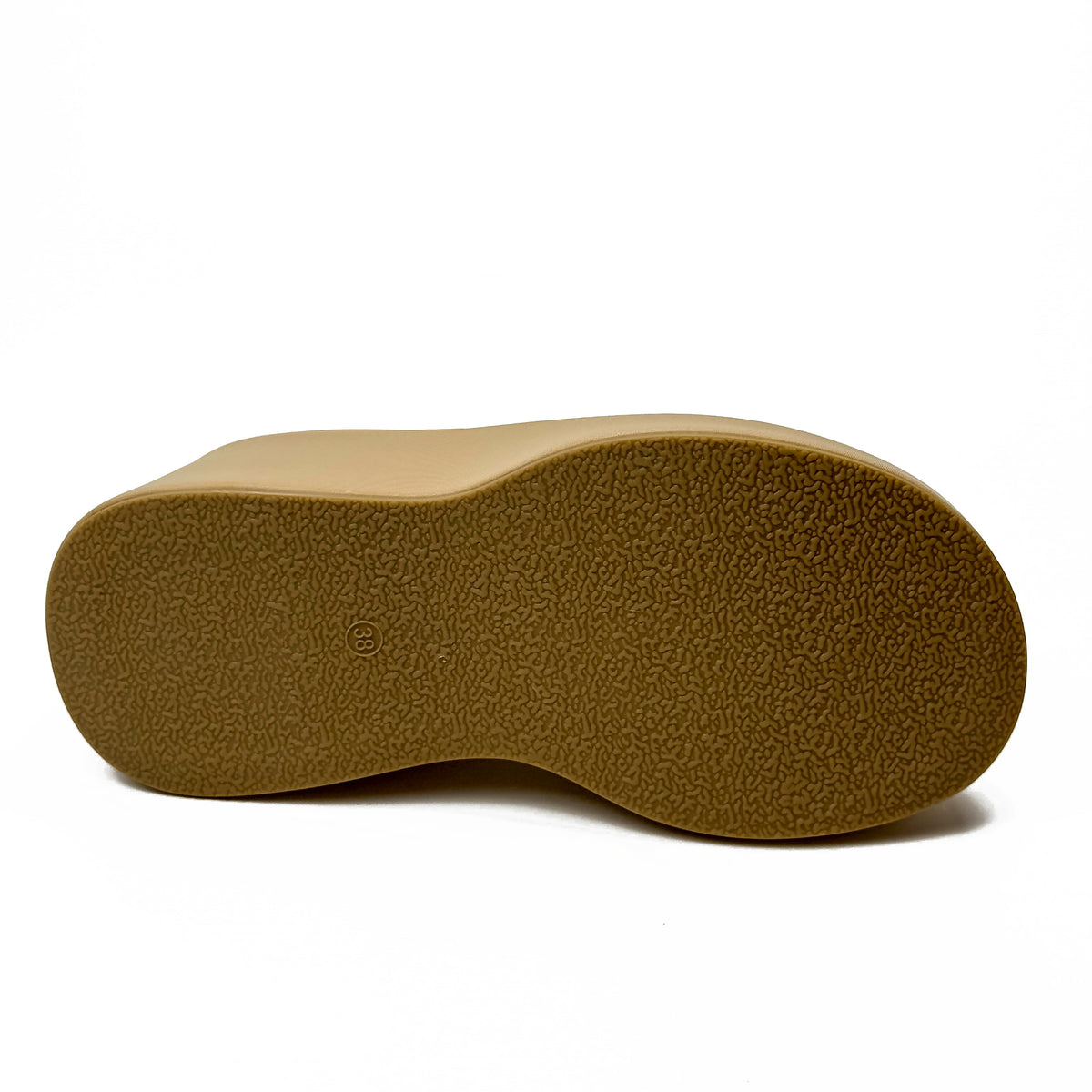 Semelle des sandales compensées femme beige – SELEX